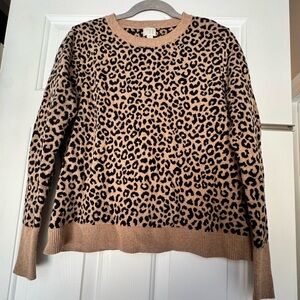 Leopard Print Women's Sweater